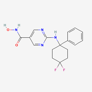 molecular formula C17H18F2N4O2 B2862329 ACY-1083 