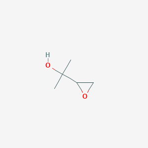molecular formula C5H10O2 B2862341 2-(oxiran-2-yl)propan-2-ol CAS No. 19482-44-1
