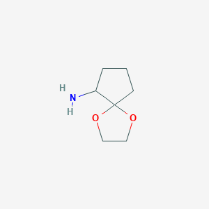 1,4-Dioxaspiro[4.4]nonan-6-amine