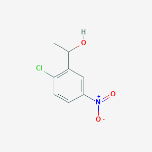 molecular formula C8H8ClNO3 B2862537 1-(2-chloro-5-nitrophenyl)ethan-1-ol CAS No. 150295-18-4