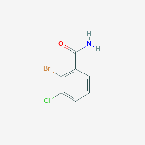 molecular formula C7H5BrClNO B2862582 2-Bromo-3-chlorobenzamide CAS No. 1208076-32-7