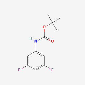 molecular formula C11H13F2NO2 B2862681 tert-Butyl N-(3,5-difluorophenyl)carbamate CAS No. 129589-62-4