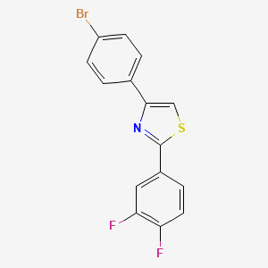 4-(4-Bromophenyl)-2-(3,4-difluorophenyl)thiazole