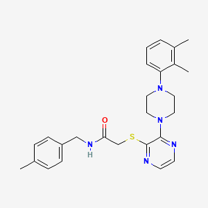 N-(3-fluorophenyl)-6-methyl-4-piperidin-1-ylthieno[2,3-d]pyrimidine-5-carboxamide
