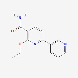 molecular formula C13H13N3O2 B2862975 6-Ethoxy-2,3'-bipyridine-5-carboxamide CAS No. 1210923-64-0