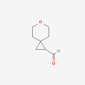 molecular formula C8H12O2 B2862992 6-Oxaspiro[2.5]octane-1-carbaldehyde CAS No. 1545049-02-2