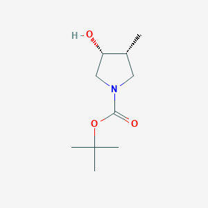 B2863021 cis-1-Boc-4-methylpyrrolidin-3-ol CAS No. 1107658-75-2; 1290191-97-7; 885102-33-0