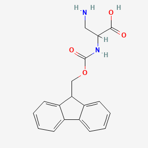 molecular formula C18H18N2O4 B2863076 Fmoc-Dap-OH CAS No. 181954-34-7; 251317-00-7; 487027-89-4