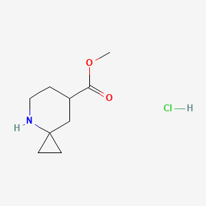molecular formula C9H16ClNO2 B2863078 Methyl 4-azaspiro[2.5]octane-7-carboxylate hydrochloride CAS No. 2253630-26-9