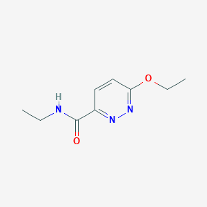 molecular formula C9H13N3O2 B2863165 6-ethoxy-N-ethylpyridazine-3-carboxamide CAS No. 1705517-61-8
