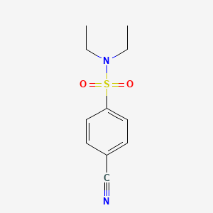 molecular formula C11H14N2O2S B2863174 4-cyano-N,N-diethylbenzenesulfonamide CAS No. 33402-63-0