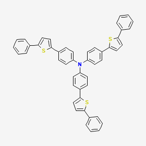 B2863178 Tris(4-(5-phenylthiophen-2-yl)phenyl)amine CAS No. 1092356-36-9; 803727-09-5