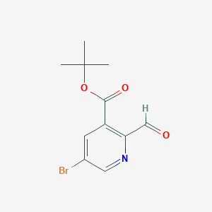 Tert-butyl 5-bromo-2-formylpyridine-3-carboxylate