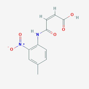 molecular formula C11H10N2O5 B2863272 (2Z)-3-[(4-Methyl-2-nitrophenyl)carbamoyl]prop-2-enoic acid CAS No. 85142-52-5