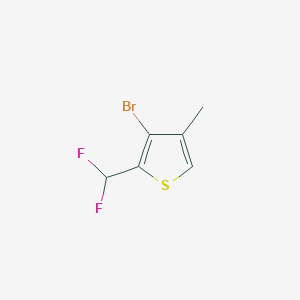 B2863294 3-Bromo-2-(difluoromethyl)-4-methylthiophene CAS No. 2248313-67-7