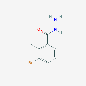 molecular formula C8H9BrN2O B028633 3-溴-2-甲基苯基肼 CAS No. 108485-07-0