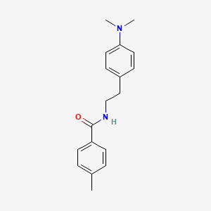 N-(4-(dimethylamino)phenethyl)-4-methylbenzamide