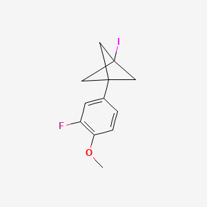 1-(3-Fluoro-4-methoxyphenyl)-3-iodobicyclo[1.1.1]pentane