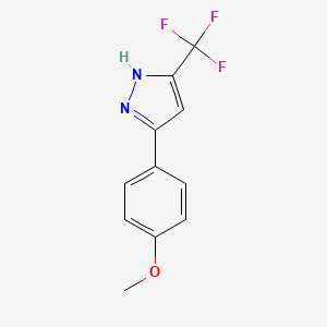 3-(4-methoxyphenyl)-5-(trifluoromethyl)-1H-pyrazole