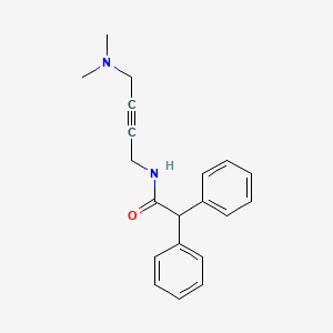 N-(4-(dimethylamino)but-2-yn-1-yl)-2,2-diphenylacetamide