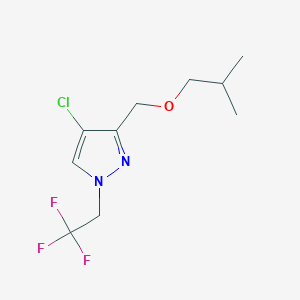 4-chloro-3-(isobutoxymethyl)-1-(2,2,2-trifluoroethyl)-1H-pyrazole