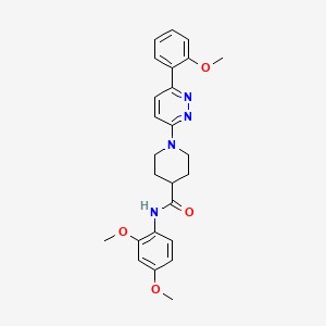 N-(2,4-dimethoxyphenyl)-1-(6-(2-methoxyphenyl)pyridazin-3-yl)piperidine-4-carboxamide