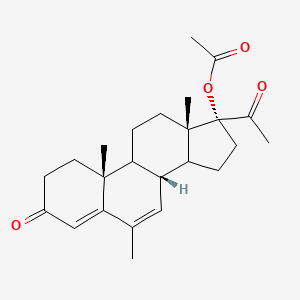 molecular formula C24H32O4 B2863382 Megestrol 17-acetate CAS No. 113-38-2; 595-33-5