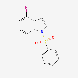 4-Fluoro-2-methyl-1-phenylsulfonyl-1H-indole
