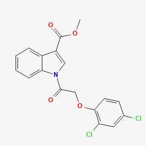 Methyl 1-(2-(2,4-dichlorophenoxy)acetyl)-1H-indole-3-carboxylate