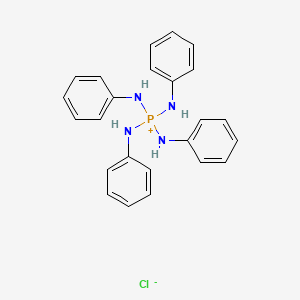 molecular formula C24H24ClN4P B2863429 Tetrakis(phenylamino)phosphonium chloride CAS No. 1057657-58-5