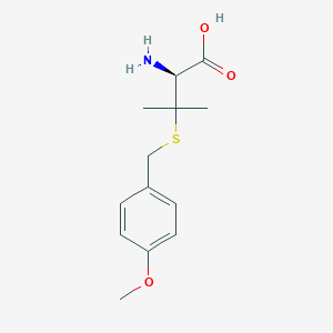 molecular formula C13H19NO3S B2863466 H-beta,beta-Dimethyl-D-cys(pmeobzl)-OH CAS No. 53599-14-7