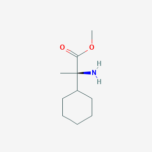 molecular formula C10H19NO2 B2863718 Methyl (2R)-2-amino-2-cyclohexylpropanoate CAS No. 2165437-10-3