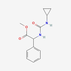 molecular formula C13H16N2O3 B2863777 Methyl [(cyclopropylcarbamoyl)amino](phenyl)acetate CAS No. 1486896-83-6