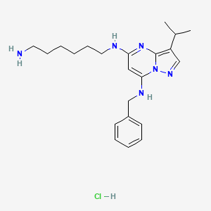 molecular formula C22H33ClN6 B2863824 BS-181 hydrochloride CAS No. 1092443-52-1; 1397219-81-6