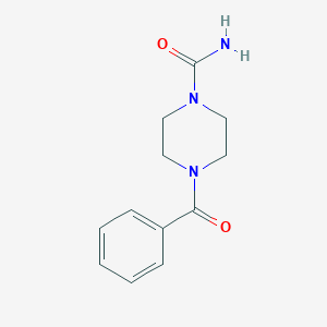 molecular formula C12H15N3O2 B028639 4-Benzoylpiperazine-1-carboxamide CAS No. 100138-46-3