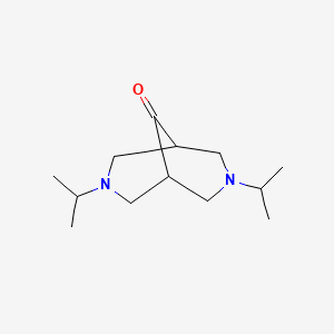 molecular formula C13H24N2O B2863923 3,7-Diisopropyl-3,7-diazabicyclo[3.3.1]nonan-9-one CAS No. 173973-33-6