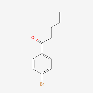 molecular formula C11H11BrO B2863927 1-(4-Bromophenyl)pent-4-en-1-one CAS No. 76173-08-5