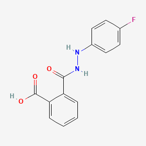 2-{[2-(4-Fluorophenyl)hydrazino]carbonyl}benzenecarboxylic acid