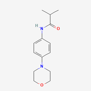 2-methyl-N-[4-(morpholin-4-yl)phenyl]propanamide