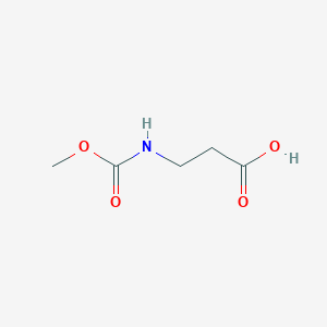 molecular formula C5H9NO4 B2863958 3-[(Methoxycarbonyl)amino]propanoic acid CAS No. 158213-81-1