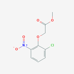 molecular formula C9H8ClNO5 B2863990 Methyl (2-chloro-6-nitrophenoxy)acetate CAS No. 669758-45-6