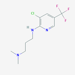 3-chloro-N-[3-(dimethylamino)propyl]-5-(trifluoromethyl)pyridin-2-amine