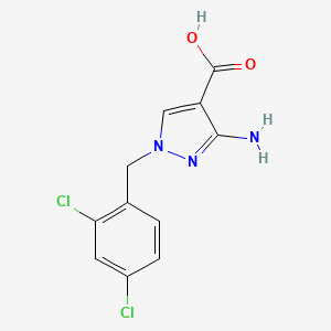 3-amino-1-(2,4-dichlorobenzyl)-1H-pyrazole-4-carboxylic acid