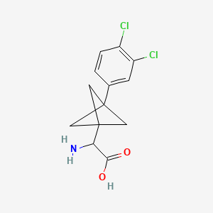 2-Amino-2-[3-(3,4-dichlorophenyl)-1-bicyclo[1.1.1]pentanyl]acetic acid