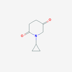 molecular formula C8H11NO2 B2864018 1-Cyclopropylpiperidine-2,5-dione CAS No. 1538241-88-1