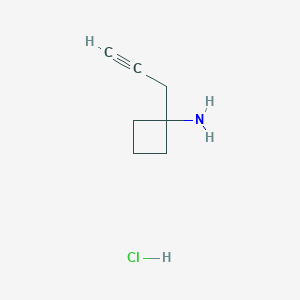 1-(Prop-2-yn-1-yl)cyclobutan-1-amine hydrochloride
