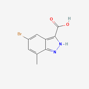5-bromo-7-methyl-1H-indazole-3-carboxylic acid