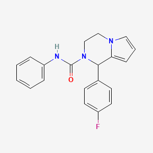 1-(4-fluorophenyl)-N-phenyl-3,4-dihydro-1H-pyrrolo[1,2-a]pyrazine-2-carboxamide