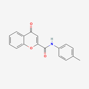 molecular formula C17H13NO3 B2864152 N-(4-methylphenyl)-4-oxo-4H-chromene-2-carboxamide CAS No. 3845-17-8