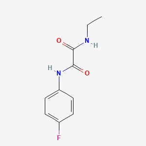 molecular formula C10H11FN2O2 B2864162 N1-ethyl-N2-(4-fluorophenyl)oxalamide CAS No. 357268-48-5